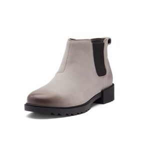 Sorel Emelie II Chelsea waterproof boot.
Women's Gray Ankle Booties